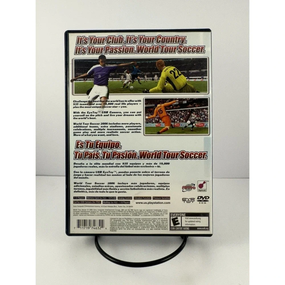 World Tour Soccer 2006 (Sony PlayStation 2, 2005) PS2 game - Manual Included‎